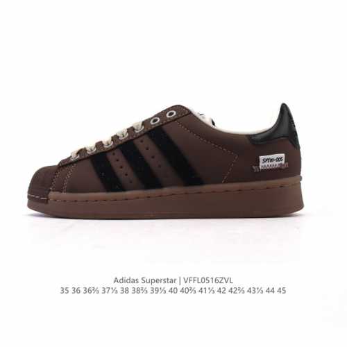 New Adidas Superstar Trefoil Classic Shell Toe Series New Casual Sneakers Trendy