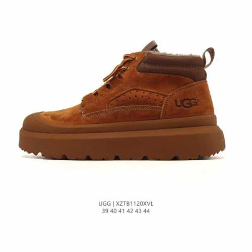 Company-grade Ugg snow boots, mid-top, stylish, comfortable men's shoes, thick-