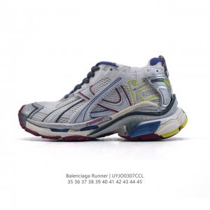 430 530 1:1 , - Balenciaga Runner Sneaker Grey/Black/Blue/Red : 772767 W3Rny 224