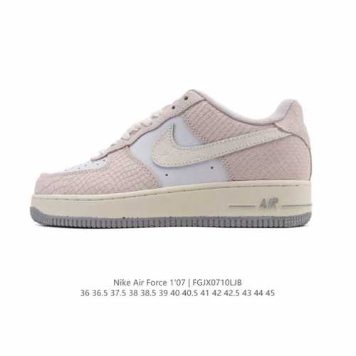 Top layer leather genuine Nike Air Force 1 '07 Low Air Force One with air cushi