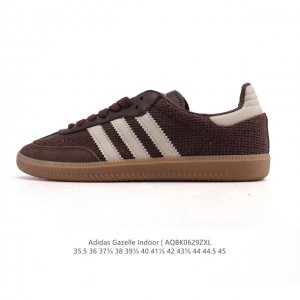 Adidas Originals Gazelle Indoor Retro Trefoil Non-slip Transparent Rubber Sneak