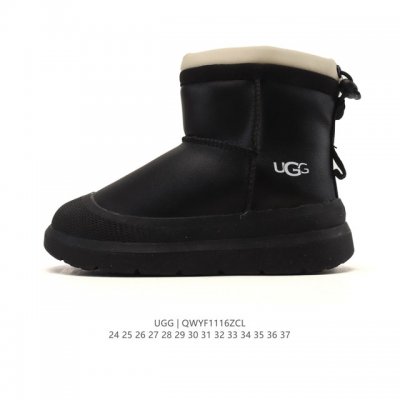 Genuine Ugg children's snow boots, retro high-top sneakers, trendy boots, thick