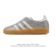 Adidas Originals Gazelle Indoor Retro Trefoil Transparent Rubber Sneaker - A cla