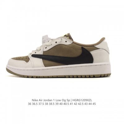 Authentic Nike Air Jordan 1 Low Og Sp Military Blue AJ1 Jordan 1 Reverse Swoosh