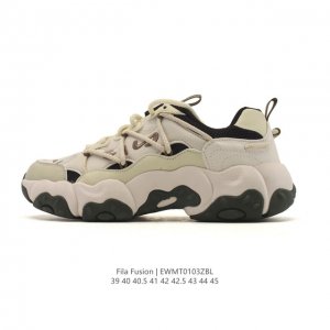 Fila Men's Shoes Fila Fusion Thick-Soled Height-Increasing Versatile Sports Sne