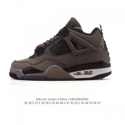 Nike Air Jordan 4 Retro Og Michael Jordan Aj4 generation Joe 4 mid-top retro cas
