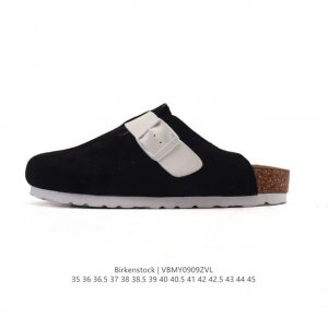 Birkenstock Boston Suede Shearling, a well-known German century-old shoe brand,