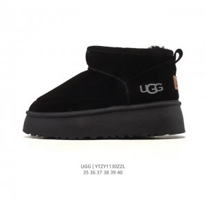 Company-grade Ugg women's snow boots, made in Guangdong. Features a TPU molded