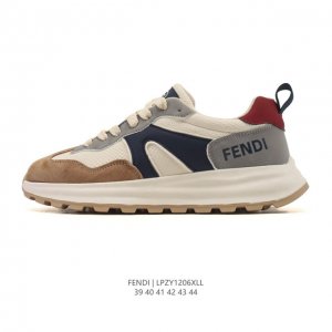 Fendi 2025 Bestselling Retro Fashion Sneakers, Men's Fashion Sports Sneakers, Or