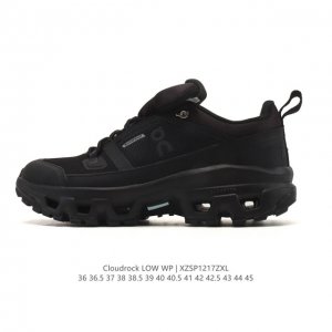 Company-grade On Cloudrock Low running shoes, comfortable, lightweight, shock-a