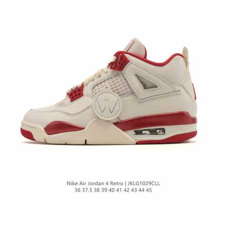 Nike Air Jordan 4 Retro Og Michael Jordan AJ4 Low-top Retro Casual Sports Basket - Click Image to Close