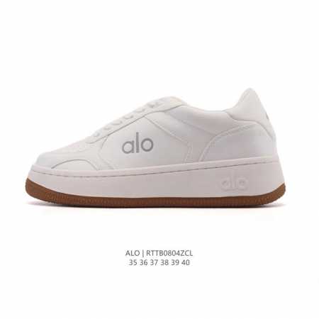 Company-level Alo Yoga Recovery Mode. Comfortable, minimalist white sneakers wit - Click Image to Close