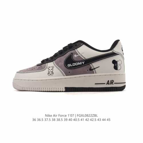 New Af1 Nike Air Force 1 '07 Low Air Force One cushioned, thick-soled, height-e
