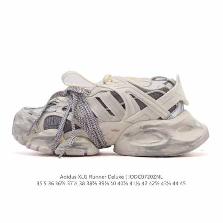 Corporate-grade Adidas Xlg Runner Deluxe low-top, thick-soled, elevated, dad-sty - Click Image to Close