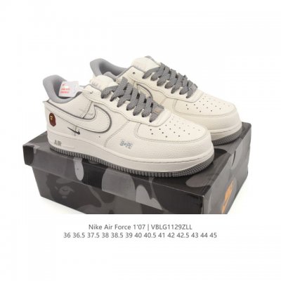 Special Offer Nike Air Force 1 '07 Low. Low-top, versatile, platform, height-in