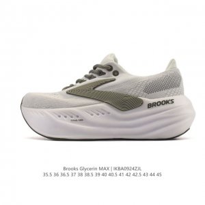 New, company-grade Brooks Glycerin Max: A comfortable, height-boosting shoe! Th