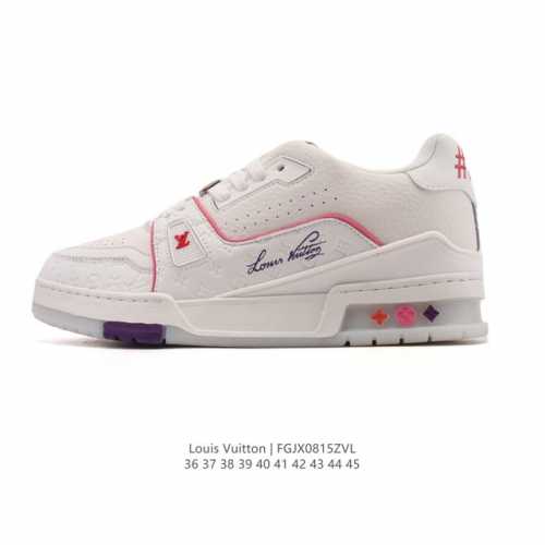 Louis Vuitton LV Louis Vuitton sneakers, fashionable sneakers, trendy thick-sole