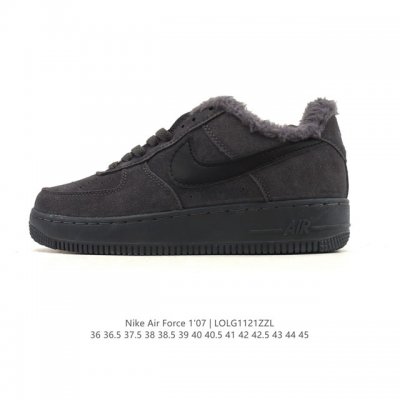 Autumn/Winter New Style Fleece-Lined Thick Nike Air Force 1 '07 Low. Air Force