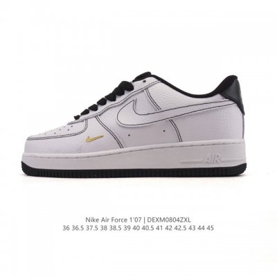 Authentic Nike Air Force 1 '07 Low, a versatile, low-top, thick-soled, height-en