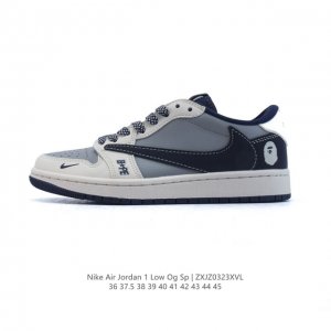 310 /Nike Air Jordan 1 Low Og Sp"Military Blue"Aj1 1 Aj1 1 Aj1 1 Ts Swoosh Dm786