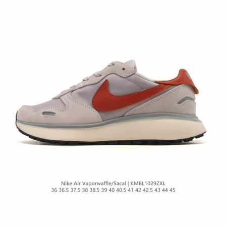 Nike Phoenix Waffle Retro Running Shoes, Thick-Soled Platform Chunky Shoes. The - Click Image to Close