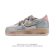 New company-grade Nike Air Force 1 '07 Low, deconstructed with double laces, fe