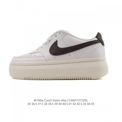 Nike Court Vision Lo Campus Style Low-Top Retro Basketball Sneakers, Platform H