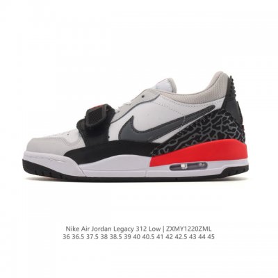 Company-grade Nike Air Jordan Legacy 312 Low-top Sneakers. The Air Jordan 312 is