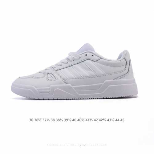 New Adidas Lite Baller Non-Slip And Wear-Resistant Low-Top White Shoes Retro Cas