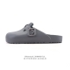 Birkenstock Boston Suede Shearling, a century-old German footwear brand, feature