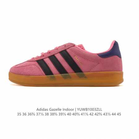 Adidas Originals Gazelle Indoor Retro Trefoil Transparent Rubber Sneakers - Clas - Click Image to Close