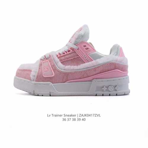 Louis Vuitton Lv 3D Logo Lv Louis Vuitton Trainer Sneaker Low 36-40 Zajk0417Zvl
