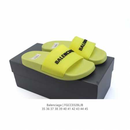110 balenciaga/ Pu 3D Tpu Balenciaga Logo Pool Slides 35-45 Fgcc0328Ljb - Click Image to Close