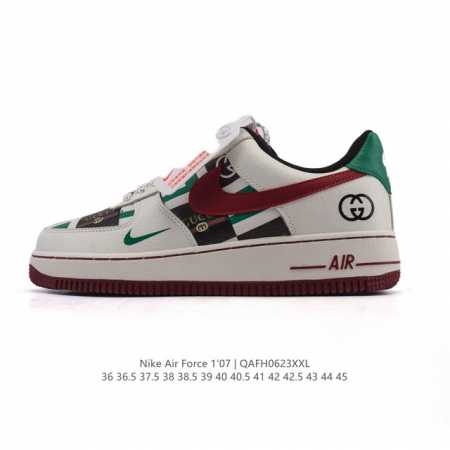Company-level Af1 Nike Air Force 1 '07 Low Air Force One white shoes with thick - Click Image to Close