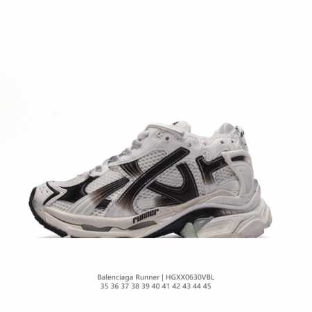 # #1:1 # # , - BALENCIAGA Runner Sneaker White Yulan Pink 2.0 2.0 772767 W3RNY - Click Image to Close