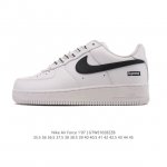 Nike Air Force 1 '07 Low, a versatile, platform, low-top white sneaker with cush