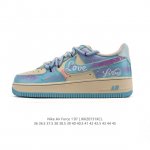 a company-grade Nike Air Force 1 '07 Low white sneaker with double laces and a t