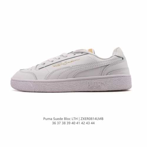 New Puma Suede Bloc retro casual shoes for men and women, 381188-02. Puma men's