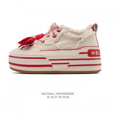 New arrival: Old Order Canvas-003 Cloud Heightening Denim Canvas Shoes, unisex