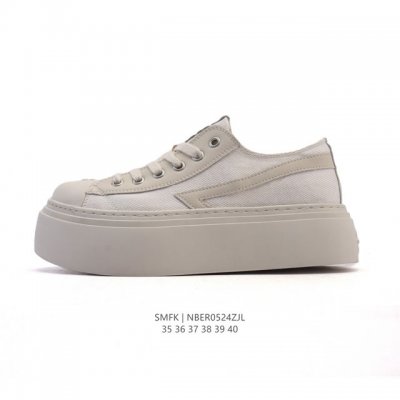 Corporate-Level Smfk Cross-Flowered Women's Shoes, Thick-Soled Height-Increasing