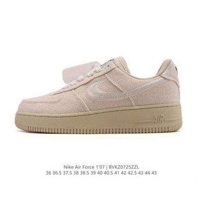 Authentic Nike Air Force 1 Low canvas fabric low-top versatile casual sneakers w