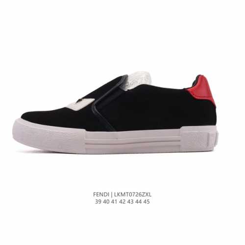 Fendi New Year's hit collection of stylish retro sneakers for men. Original casu