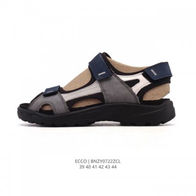 Corporate-grade Ecco Biarritz series sandals, beach shoes, closed toe cap, Velcr