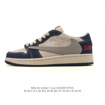 Company-grade Nike Air Jordan 1 Low Og Sp Military Blue AJ1 (Reverse Swoosh) 20
