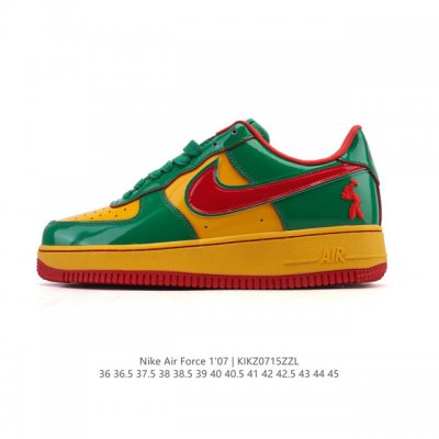 Nike Air Force 1 '07 Low, a cushioned white sneaker. This versatile, low-top, th