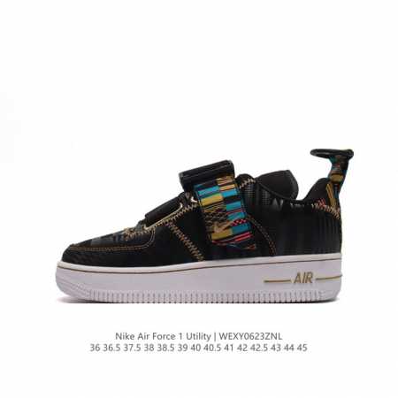 Nike Air Force 1 UTILITY BHM QS Force 1 : BV7783-001 : 36 36.5 37.5 38 38.5 39 - Click Image to Close