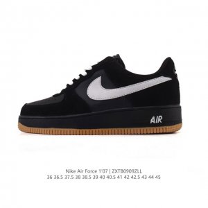 Nike Air Force 1 '07 Low, a versatile, low-top, thick-soled, height-enhancing c