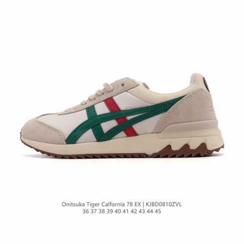 Onitsuka Tiger California 78 Ex Classic Men's and Women's Retro Running Shoes. T
