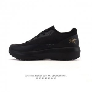 New company-level Arc'teryx Norvan Ld 4 series mountain running shoes. Cross-cou