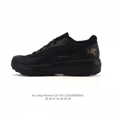New company-level Arc'teryx Norvan Ld 4 series mountain running shoes. Cross-cou